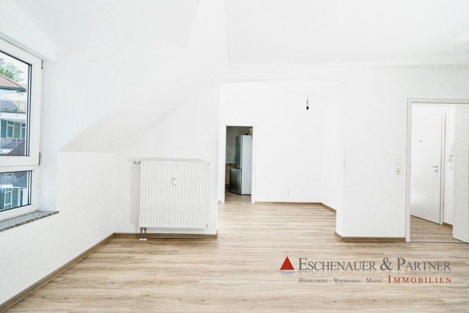 Wohnzimmer Dachgeschosswohnung Weinheim