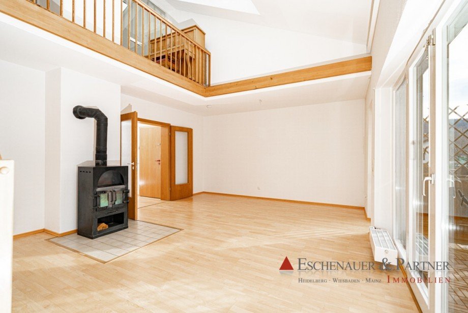 Wohnzimmer Maisonettewohnung Heidelberg