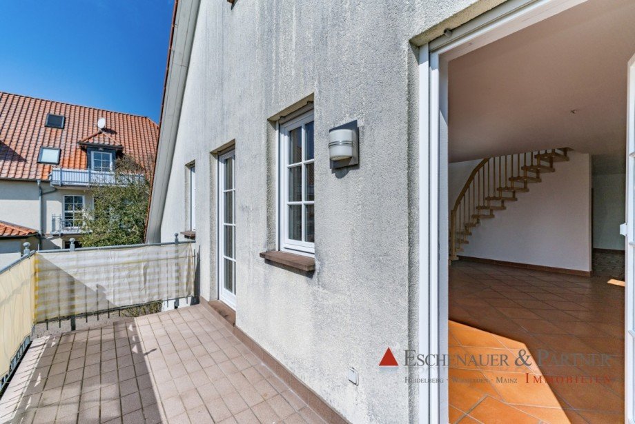 Balkon Dachgeschosswohnung Mannheim