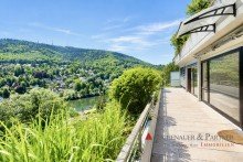 Terrasse Wohnen �ber dem Neckar - Familienidylle mit traumhafter Sonnenterrasse und Panoramablick
