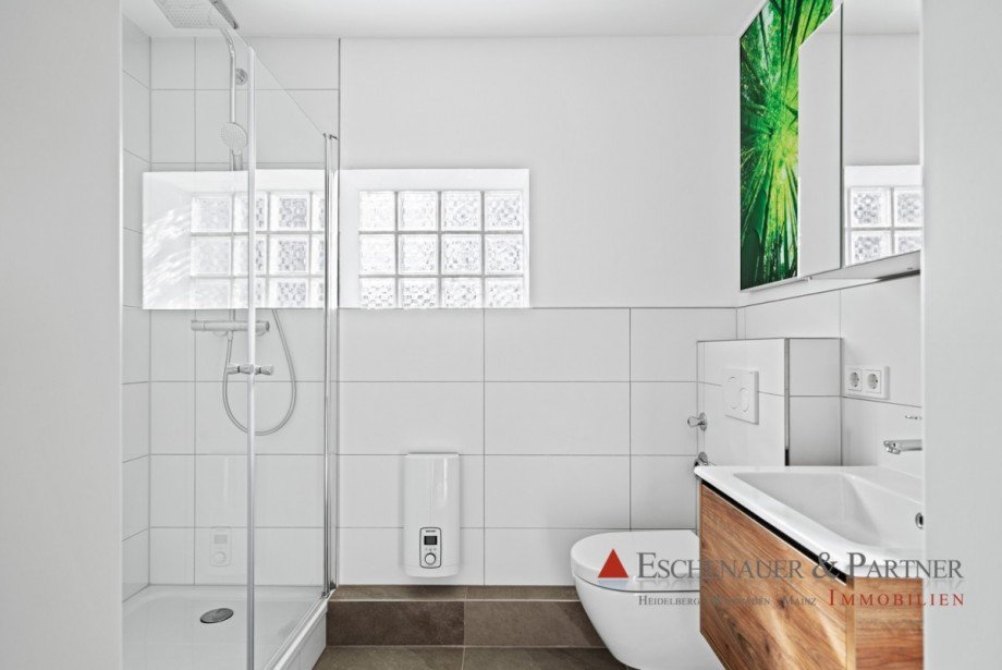 Badezimmer (Foto von Juni 2025) Etagenwohnung Heidelberg