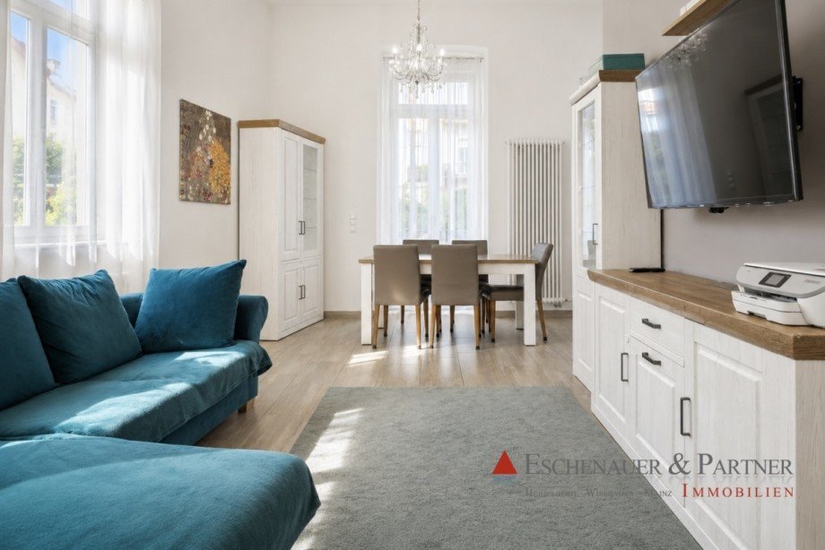 Wohnzimmer Erdgeschosswohnung Heidelberg