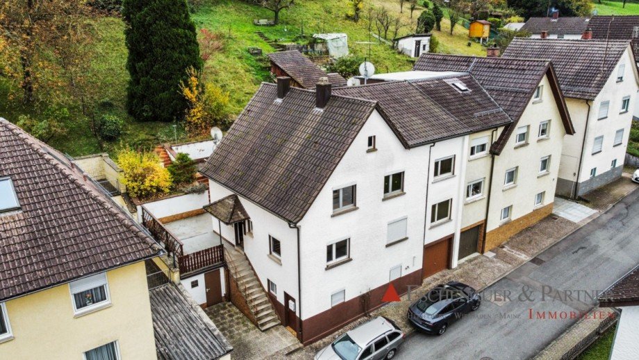 Luftaufnahme Zweifamilienhaus Meckesheim
