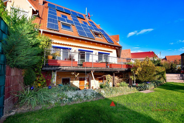 Ansicht Hockenheim Reihenmittelhaus Modernes Einfamilienhaus im mediterranen Stil mit hochwertiger Ausstattung