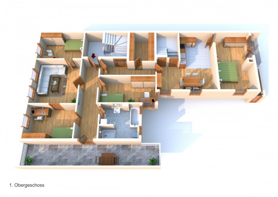 Grundriss Etagenwohnung Eberbach