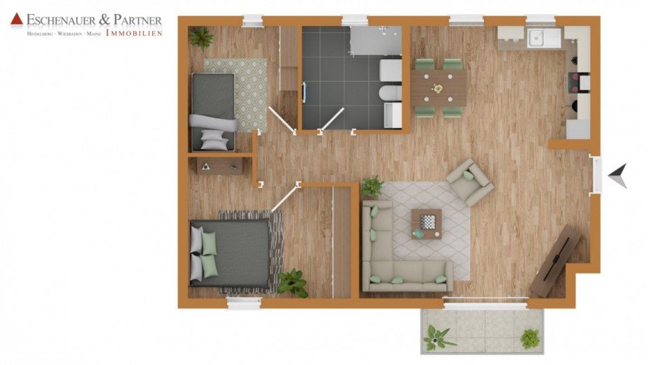 Grundriss Etagenwohnung Mainz