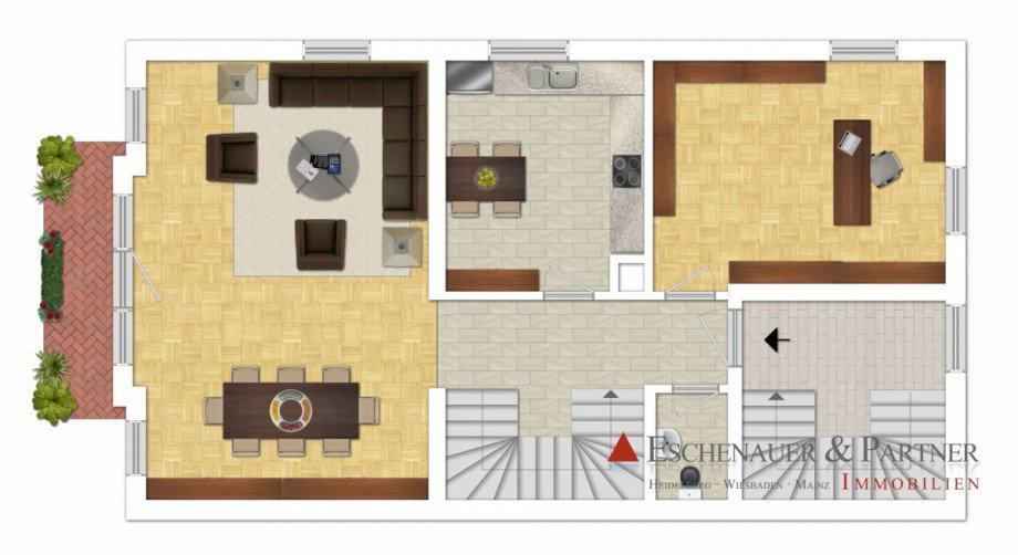 Grundriss OG Dachgeschosswohnung Nackenheim