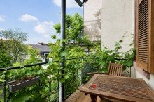 Balkon Altbaucharme in Bestlage - Stilvolle 2,5-Zimmer-Wohnung mit Balkon in der Heidelberger Weststadt