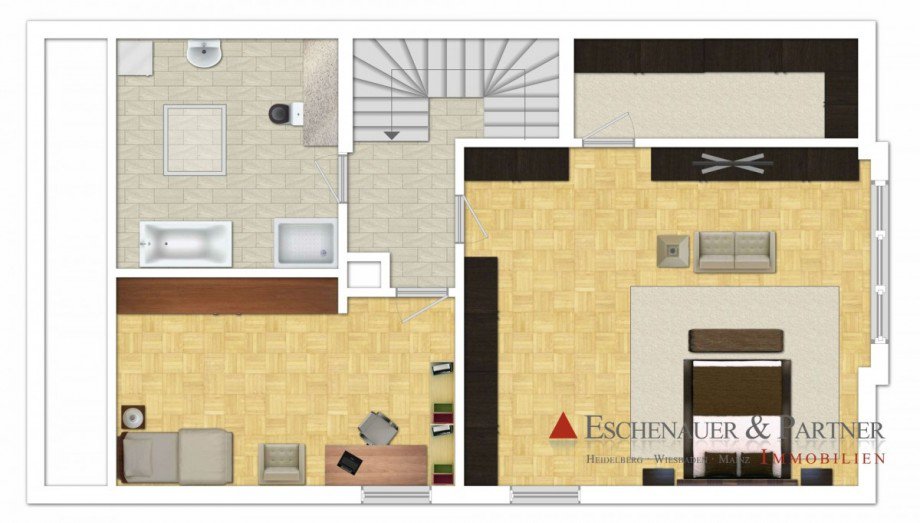 Grundriss DG Dachgeschosswohnung Nackenheim