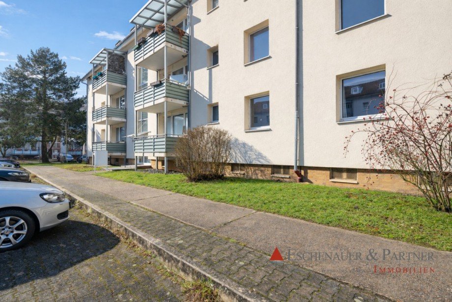 Au�enansicht Etagenwohnung Mainz