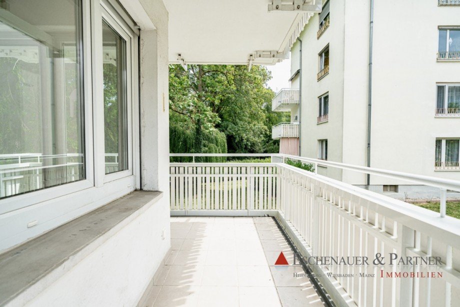 Balkon Erdgeschosswohnung Wiesbaden