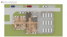 Grundriss EG Gepflegtes B�rogeb�ude mit Lager-/ Montagehalle im Gewerbegebiet  Petersweg  In Mainz Kastel!