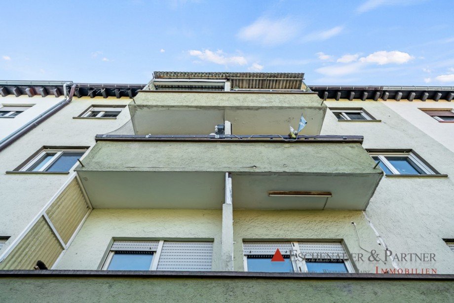 Gartenansicht Mehrfamilienhaus Ludwigshafen am Rhein
