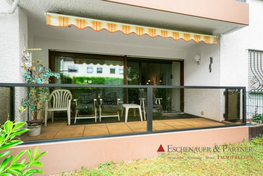 Balkon Erdgeschosswohnung Wiesbaden