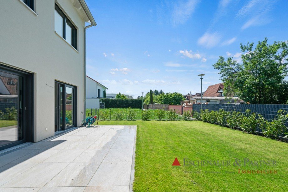 Garten Doppelhaush�lfte Reilingen