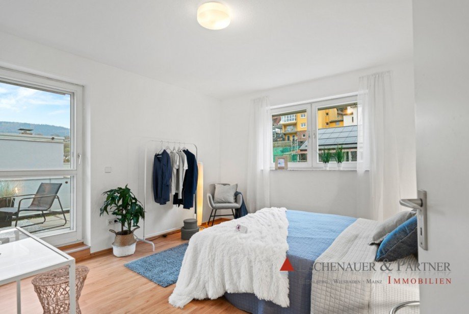Schlafzimmer Maisonettewohnung Heidelberg