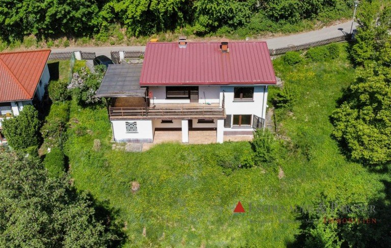 Ansicht Heppenheim Einfamilienhaus NATURLIEBHABER AUFGEPASST - Kleines Einfamilienhaus auf gro�em Grundst�ck in idyllischer Wohnlage