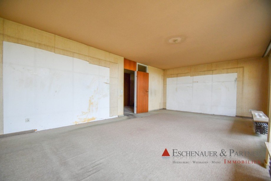 Wohnzimmer Etagenwohnung Heidelberg