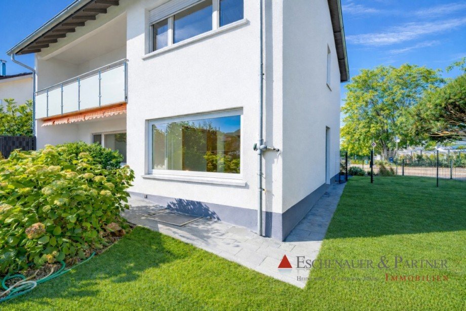 Gartenansicht Einfamilienhaus Wiesloch