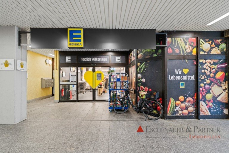 Eingangsbereich Dossenheim Verbrauchermarkt PERFEKTE KAPITALANLAGE - Renditestarker Supermarkt in frequentierter Wohnlage von Dossenheim