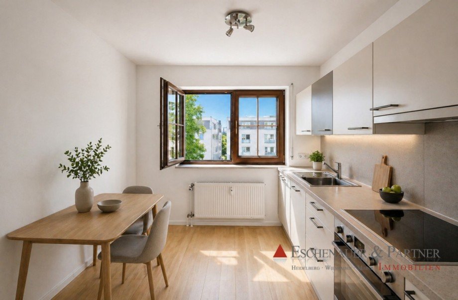 KI-Visualisierung Etagenwohnung Wiesbaden