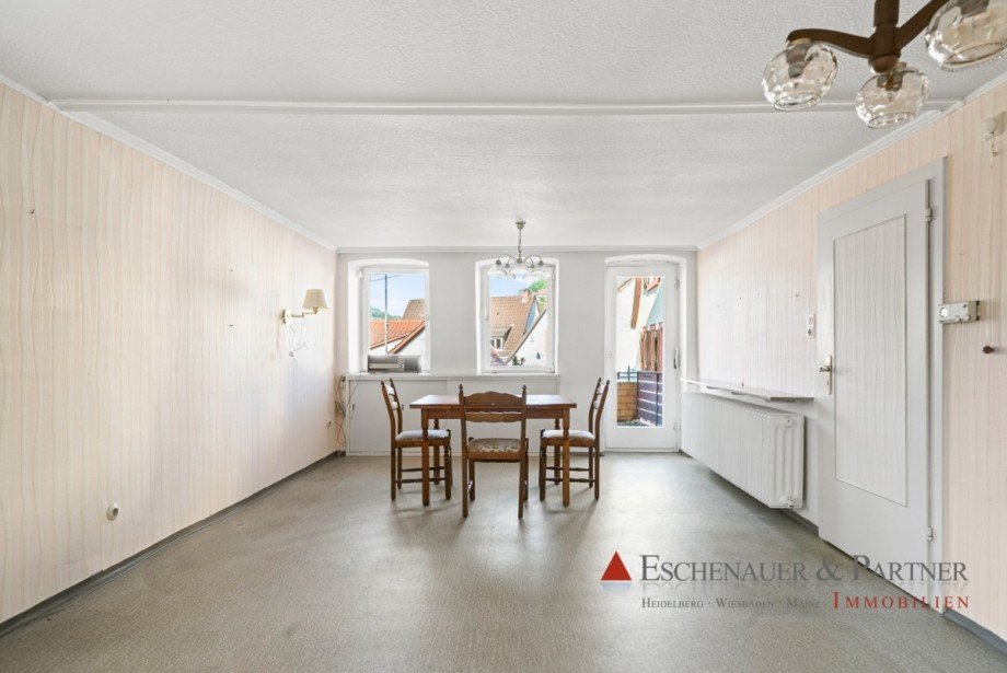 Wohnzimmer Doppelhaush�lfte Heidelberg