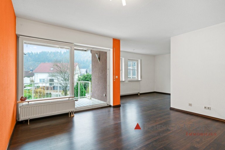 Wohnzimmer Neckarsteinach Etagenwohnung Helle 2 Zimmer-Wohnung mit gro�em Balkon (mit Neckarblick), Einbauk�che und TG-Stellplatz