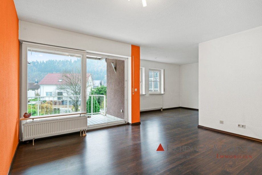 Wohnzimmer Etagenwohnung Neckarsteinach