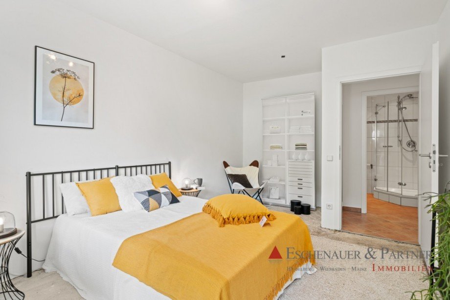 Schlafzimmer Doppelhaush�lfte Heidelberg