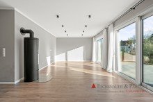 Wohnzimmer LUXUS IN DER NATUR - Neuwertiges Einfamilienhaus in ruhiger und idyllischer Feldrandlage