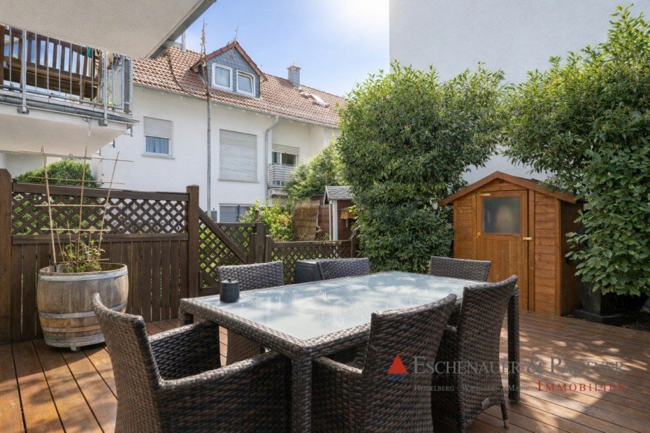 Terrasse Reihenmittelhaus Wiesbaden