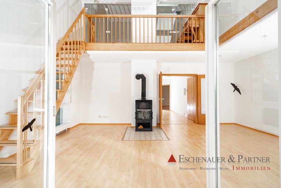 Wohnzimmer Maisonettewohnung Heidelberg