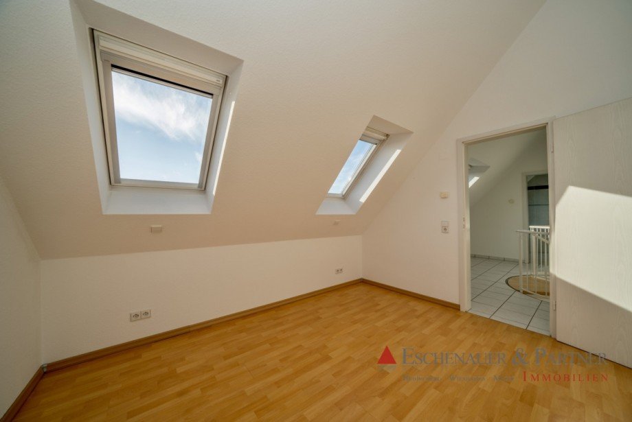 Schlafzimmer Dachgeschosswohnung Schwetzingen