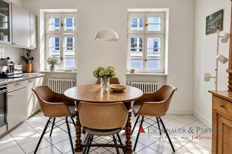 1.OG K�che mit Essbereich Maisonettewohnung Heidelberg
