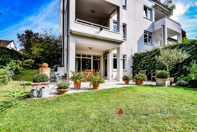 Ansicht Wiesbaden Maisonettewohnung Haus im Haus - Traumhafte Maisonette-Wohnung �ber drei Etagen mit riesigem Gartenanteil.