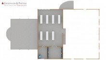 Grundriss OG Gepflegtes B�rogeb�ude mit Lager-/ Montagehalle im Gewerbegebiet  Petersweg  In Mainz Kastel!