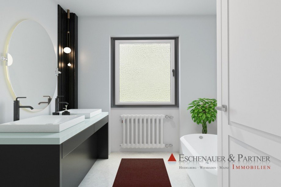 Badezimmer (digital bearbeitet) Einfamilienhaus Wiesbaden