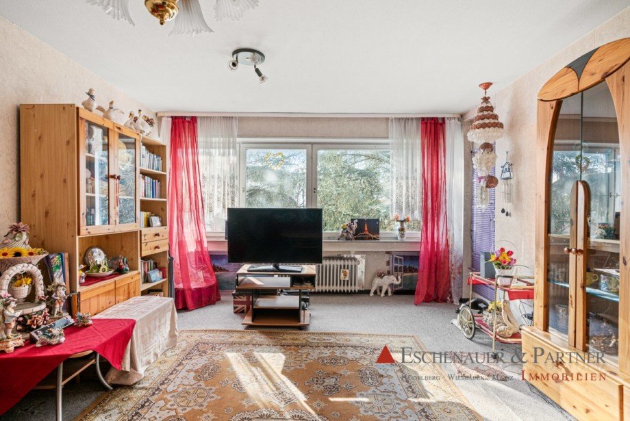 Wohnzimmer Etagenwohnung Sandhausen