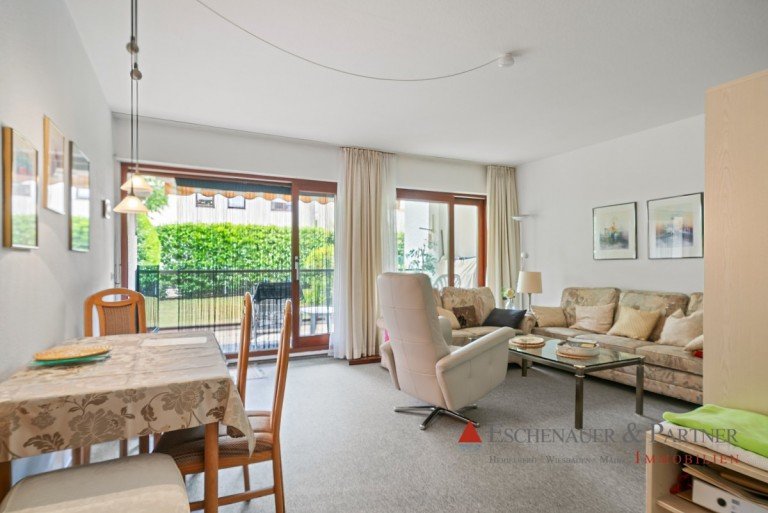 Zimmer Wiesbaden Erdgeschosswohnung Wohnen im Schiersteiner Hafengebiet - Gepflegte 1 Zimmer Wohnung mit PKW Stellplatz
