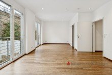 Schlafzimmer Barrierefreie und luxuri�se Maisonett-Wohnung im Hinterhofgeb�ude der Heidelberger-Weststadt