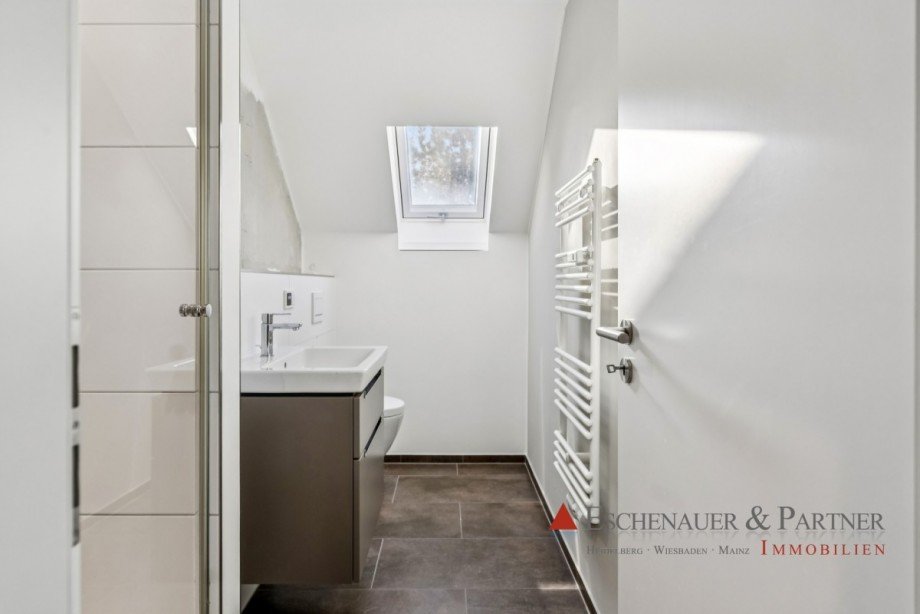 Badezimmer Dachgeschosswohnung Heidelberg