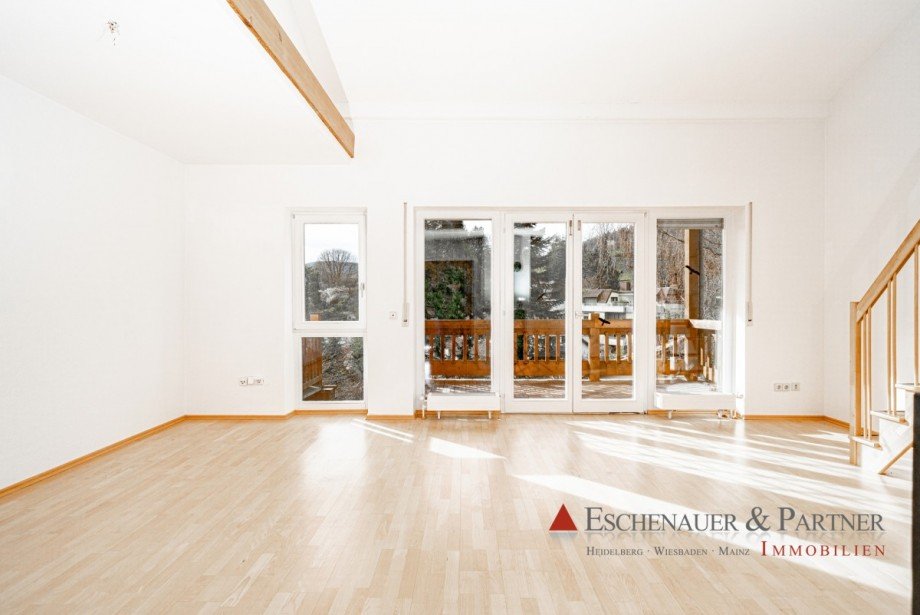 Wohnzimmer Maisonettewohnung Heidelberg