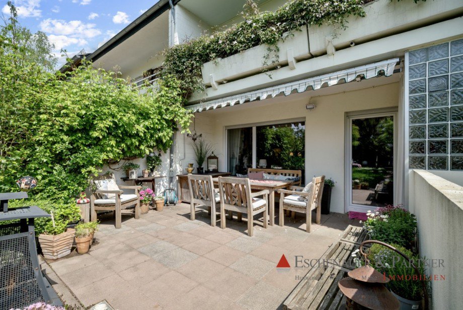 Terrasse Reihenmittelhaus Wiesbaden