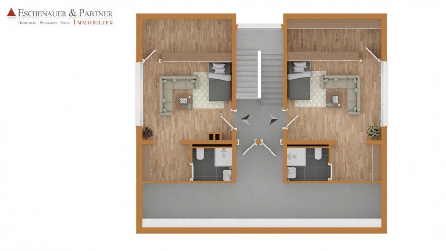 Grundriss DG Mehrfamilienhaus Mainz / Hartenberg-M�nchfeld