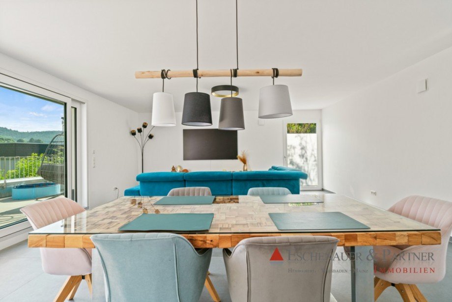 Wohnzimmer Penthousewohnung Heidelberg
