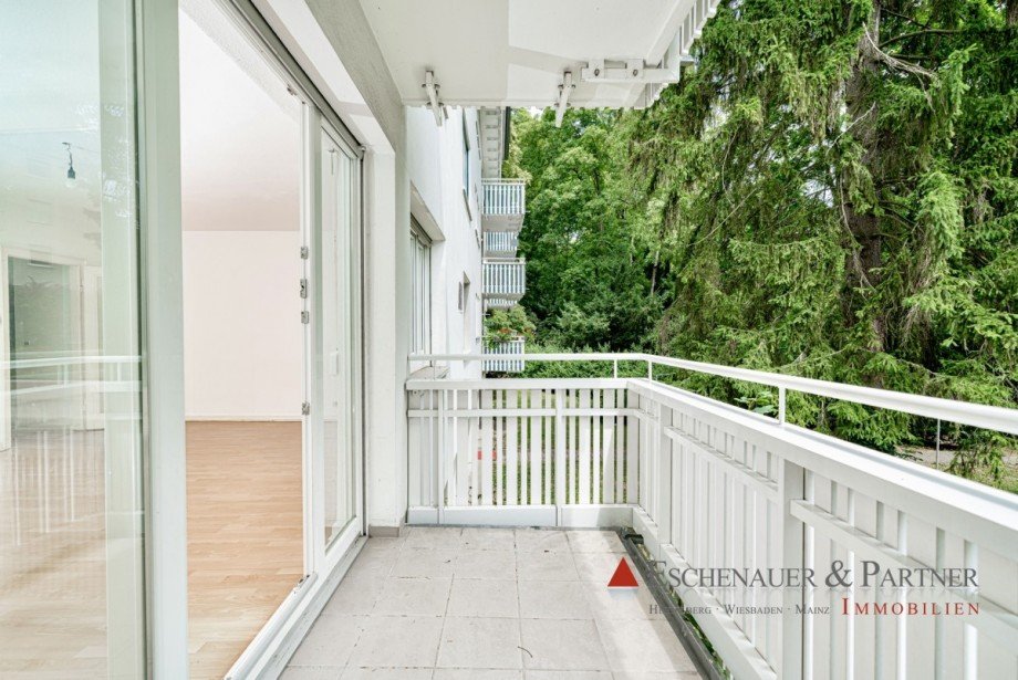 Balkon Erdgeschosswohnung Wiesbaden
