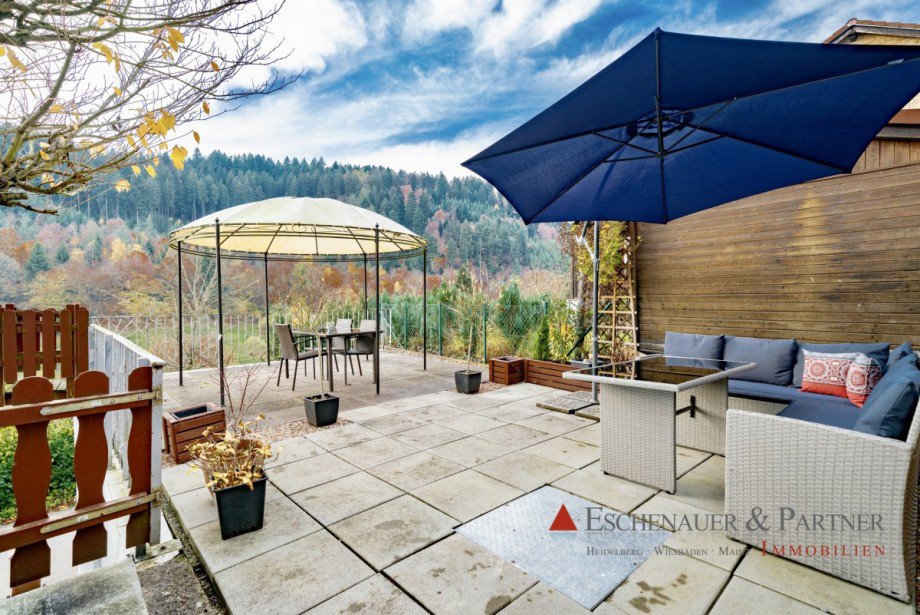 Terrasse 3 Doppelhaush�lfte Sch�nau