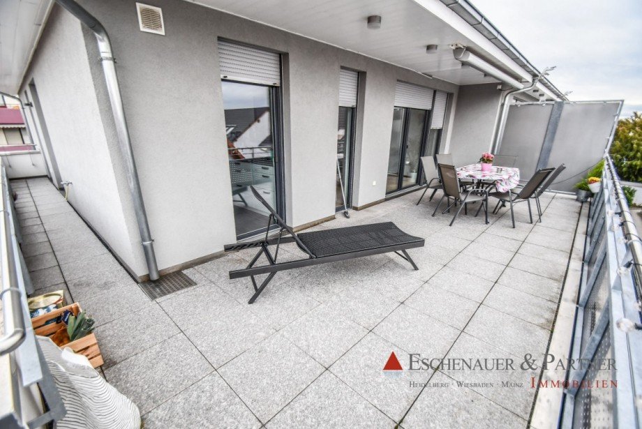 Terrasse Penthousewohnung Walldorf