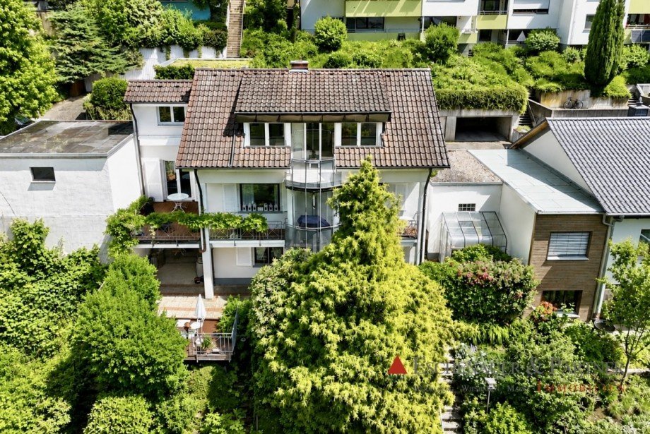 Gartenansicht Einfamilienhaus Heidelberg
