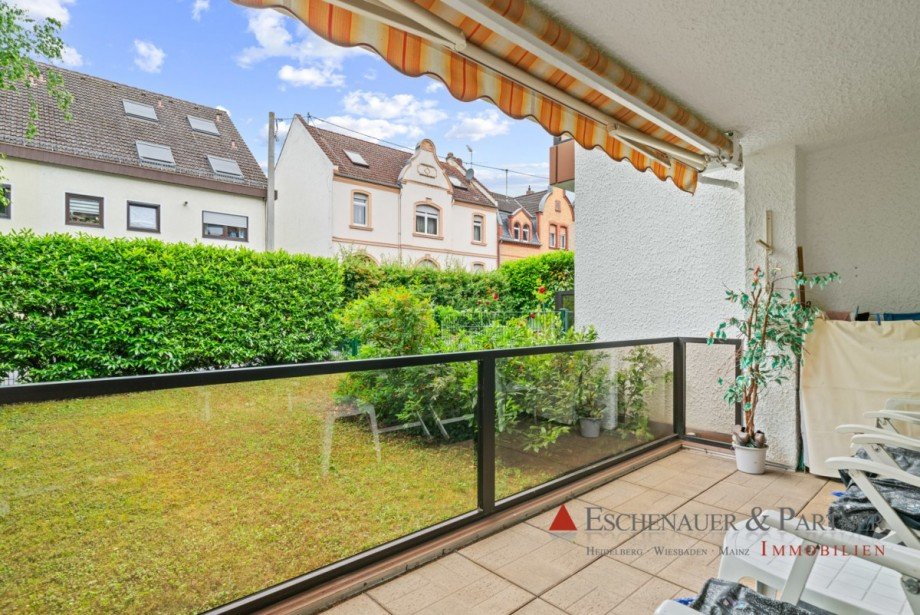 Balkon Erdgeschosswohnung Wiesbaden